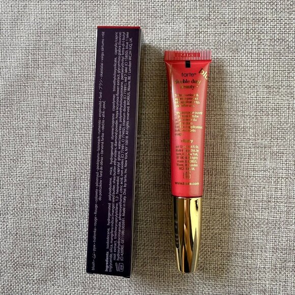 Tarte Blush Tape Liquid Blush Pink NIB Full Size Vegan Soft Girl Minimalist NIB - Picture 3 of 7
